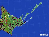 道東のアメダス実況(日照時間)(2016年12月19日)