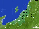 新潟県のアメダス実況(降水量)(2016年12月20日)