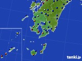 2016年12月21日の鹿児島県のアメダス(日照時間)