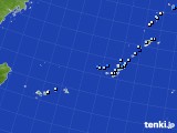 沖縄地方のアメダス実況(降水量)(2016年12月22日)