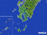 2016年12月22日の鹿児島県のアメダス(降水量)