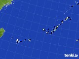 2016年12月22日の沖縄地方のアメダス(風向・風速)