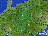 長野県のアメダス実況(日照時間)(2016年12月23日)