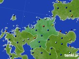 福岡県のアメダス実況(日照時間)(2016年12月23日)