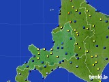 2016年12月25日の道央のアメダス(積雪深)