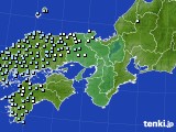 近畿地方のアメダス実況(降水量)(2016年12月26日)