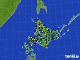 北海道地方のアメダス実況(積雪深)(2016年12月26日)