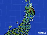 2016年12月26日の東北地方のアメダス(日照時間)