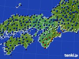 近畿地方のアメダス実況(日照時間)(2016年12月26日)