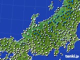 北陸地方のアメダス実況(気温)(2016年12月26日)