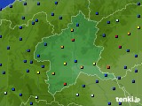 群馬県のアメダス実況(日照時間)(2016年12月27日)