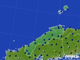 2016年12月27日の島根県のアメダス(日照時間)