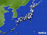 2016年12月27日のアメダス(風向・風速)