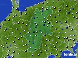 2016年12月27日の長野県のアメダス(風向・風速)