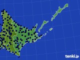 2016年12月28日の道東のアメダス(気温)