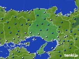 兵庫県のアメダス実況(気温)(2016年12月28日)