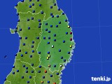 岩手県のアメダス実況(日照時間)(2016年12月29日)