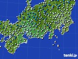 東海地方のアメダス実況(気温)(2016年12月29日)