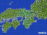 近畿地方のアメダス実況(風向・風速)(2016年12月30日)