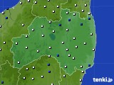 福島県のアメダス実況(風向・風速)(2016年12月30日)