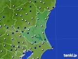 茨城県のアメダス実況(風向・風速)(2016年12月30日)