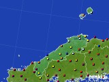 2016年12月31日の島根県のアメダス(日照時間)