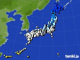 アメダス実況(気温)(2016年12月31日)