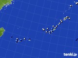 沖縄地方のアメダス実況(風向・風速)(2016年12月31日)