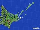 道東のアメダス実況(日照時間)(2017年01月01日)