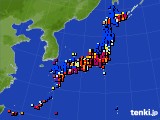 アメダス実況(日照時間)(2017年01月02日)