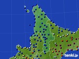 道北のアメダス実況(日照時間)(2017年01月02日)