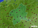 群馬県のアメダス実況(日照時間)(2017年01月02日)