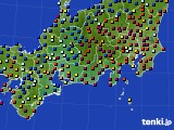 東海地方のアメダス実況(日照時間)(2017年01月03日)