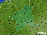 2017年01月03日の群馬県のアメダス(日照時間)