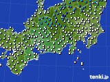 2017年01月03日の東海地方のアメダス(気温)