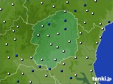 栃木県のアメダス実況(風向・風速)(2017年01月03日)