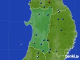 2017年01月04日の秋田県のアメダス(積雪深)