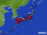 2017年01月04日のアメダス(日照時間)