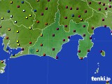 静岡県のアメダス実況(日照時間)(2017年01月04日)