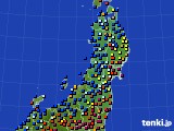 東北地方のアメダス実況(日照時間)(2017年01月05日)