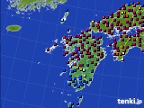 九州地方のアメダス実況(日照時間)(2017年01月06日)