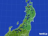 東北地方のアメダス実況(積雪深)(2017年01月07日)