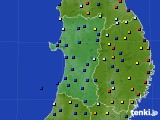 秋田県のアメダス実況(日照時間)(2017年01月07日)