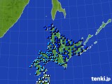 2017年01月07日の北海道地方のアメダス(気温)