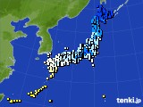 アメダス実況(気温)(2017年01月08日)