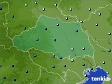 埼玉県のアメダス実況(気温)(2017年01月08日)