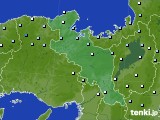 京都府のアメダス実況(降水量)(2017年01月09日)