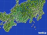 東海地方のアメダス実況(気温)(2017年01月09日)