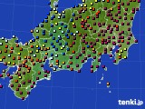 東海地方のアメダス実況(日照時間)(2017年01月10日)