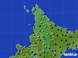 道北のアメダス実況(積雪深)(2017年01月11日)